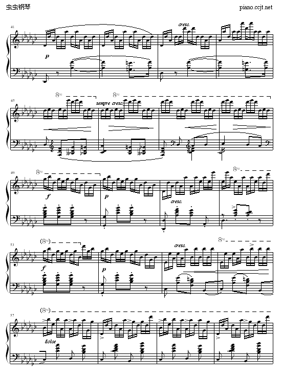 黑键练习曲-钢琴谱(钢琴曲)-肖邦-chopin3
