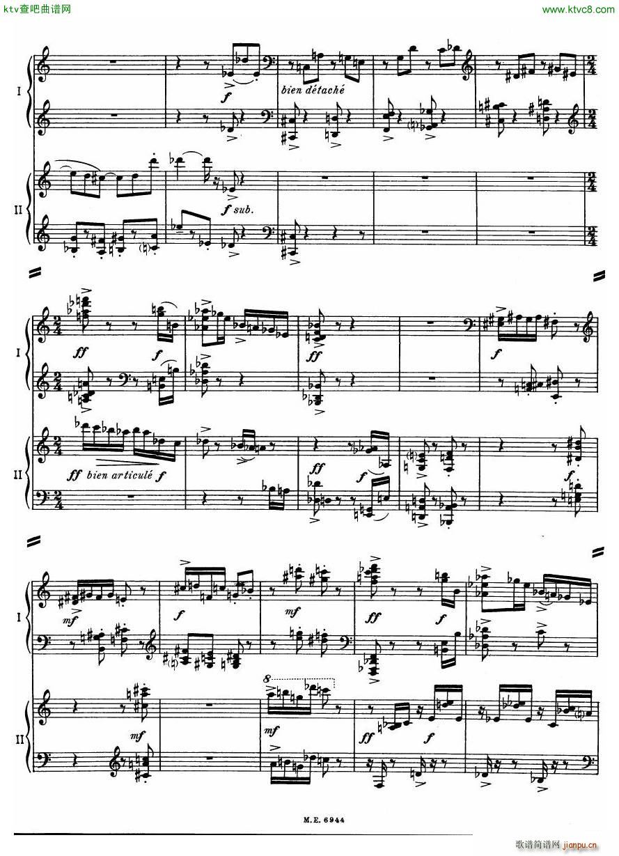 Auric Partita for two pianos30