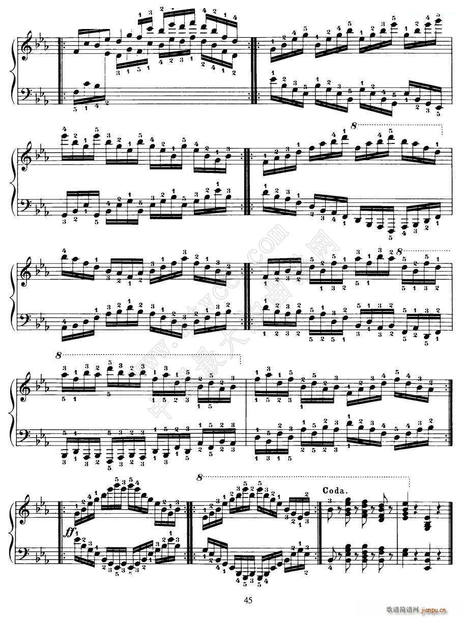 Czerny - 40 Daily Exerci Op 337（31―35）（40首日常训练曲）10