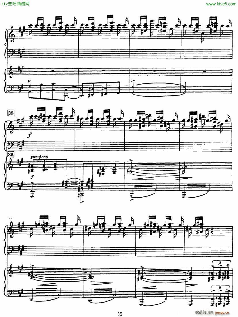Rhapsody in Blue in Bb major Duet35