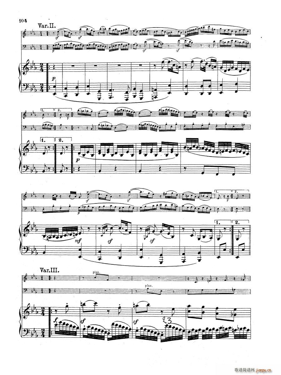 Beethoven op 1 no 3 Piano Trio16