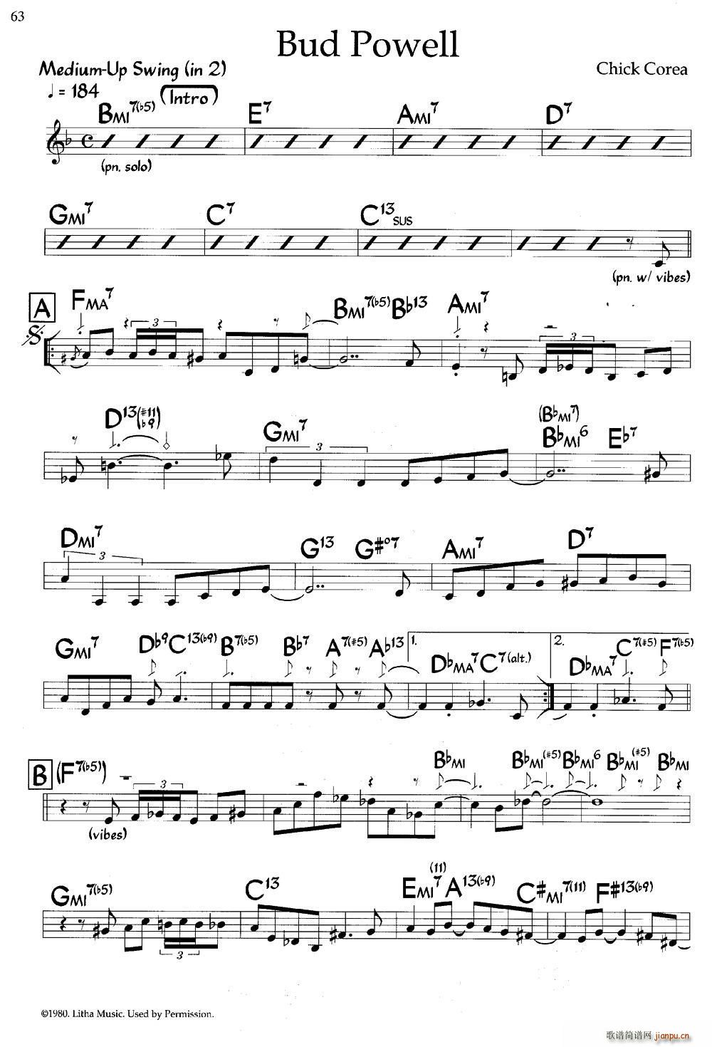 Bud Powell（爵士钢琴曲）1