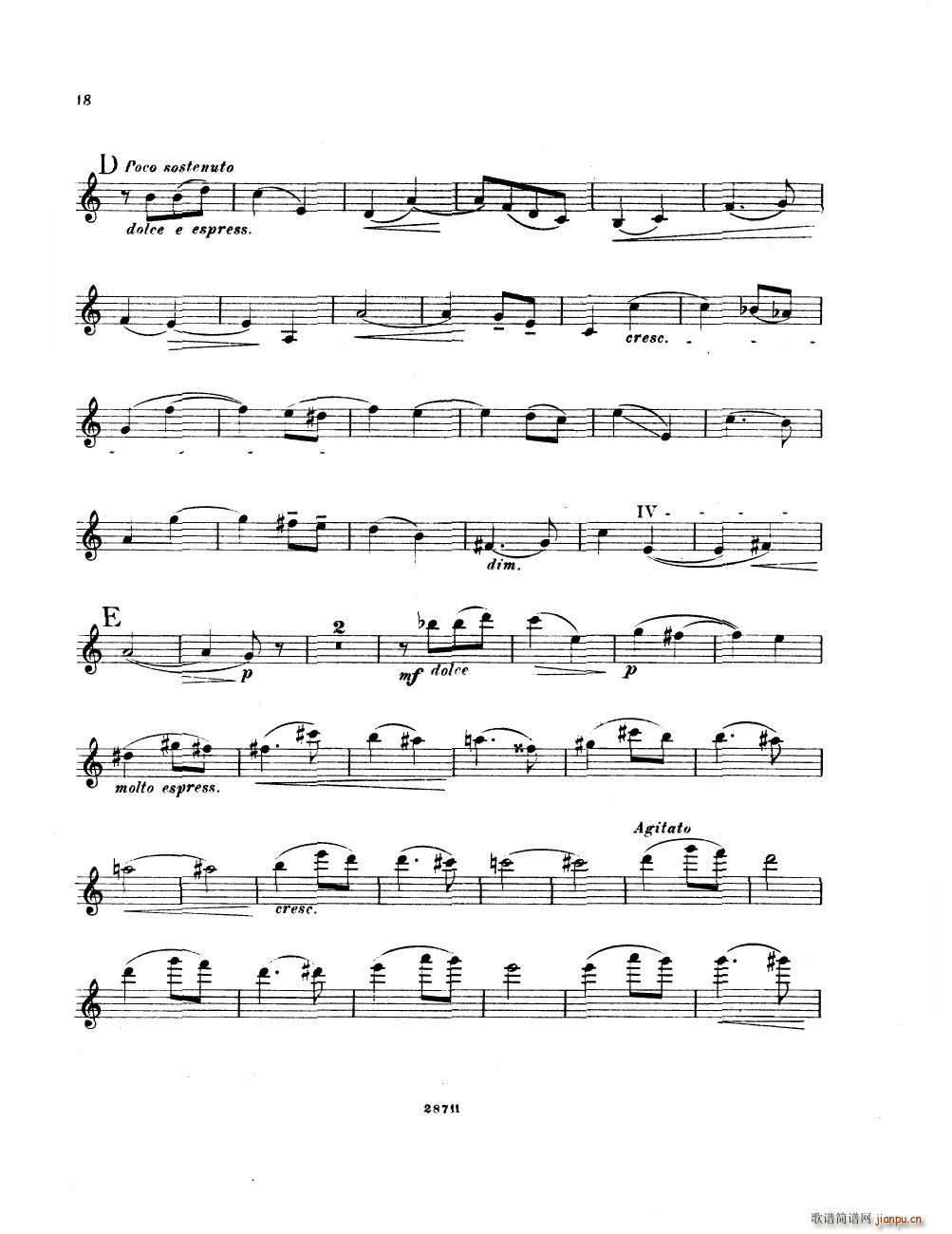 Bowen Suite for violin and piano violin part18