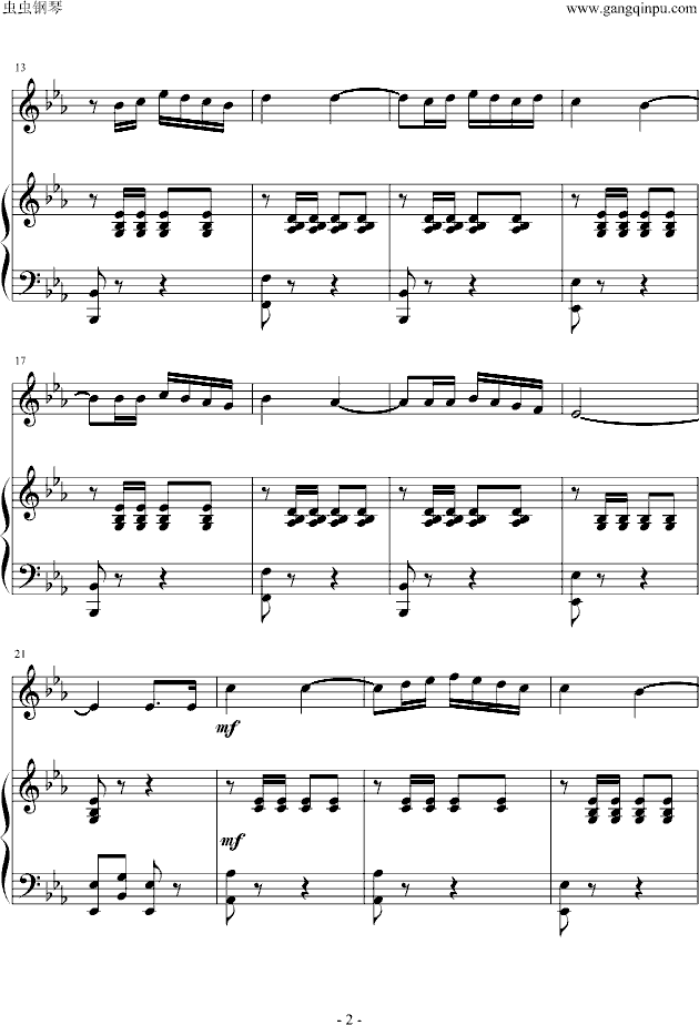 那不勒斯舞曲-钢琴谱(钢琴曲)-柴科夫斯基2