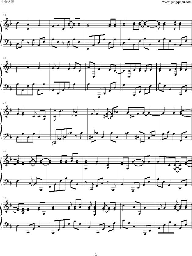 火影忍者最新片头曲 ホタルノヒカリ-钢琴谱(钢琴曲)-火影忍者2