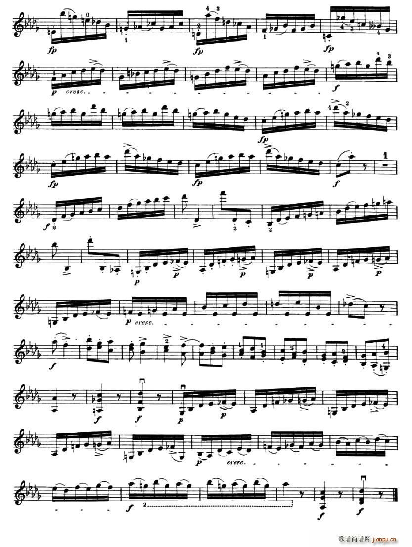 24首小提琴练习曲之152