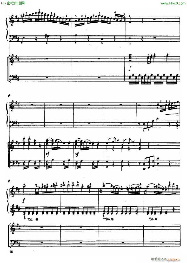 Haydn Piano Concerto in D Major 2pf14