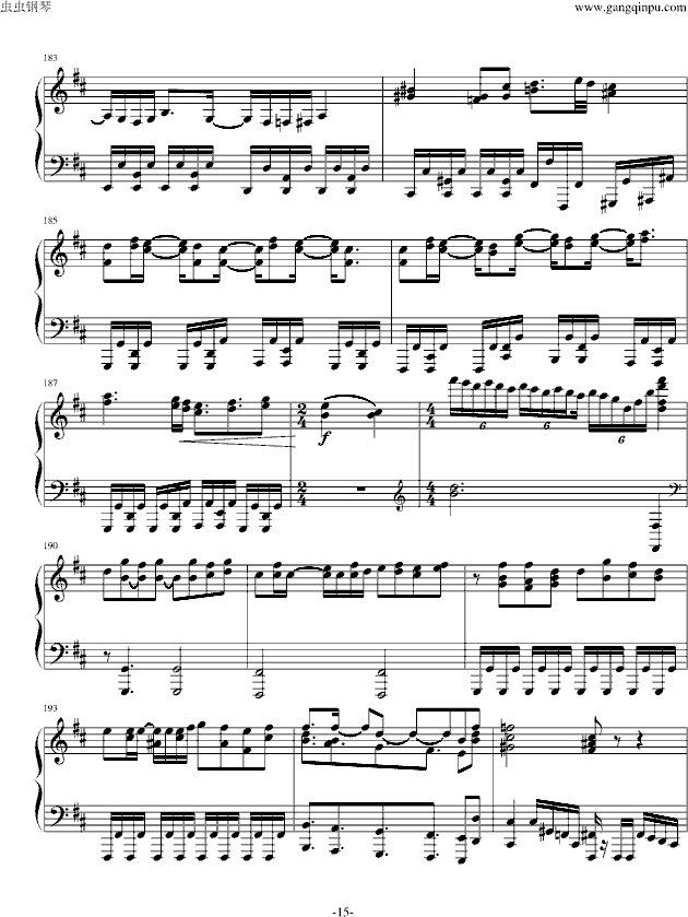 冥王 - 钢琴版-钢琴谱(钢琴曲)-Sound Horizon15