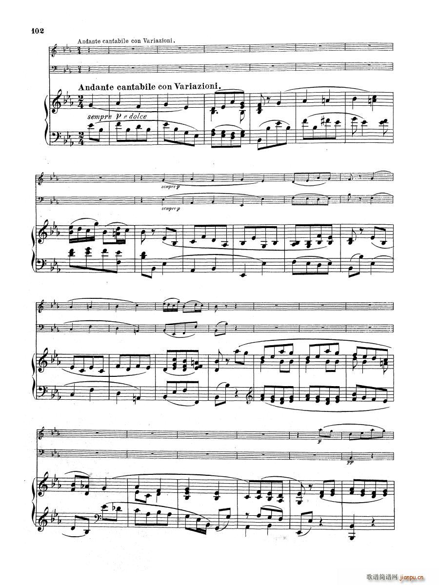 Beethoven op 1 no 3 Piano Trio14