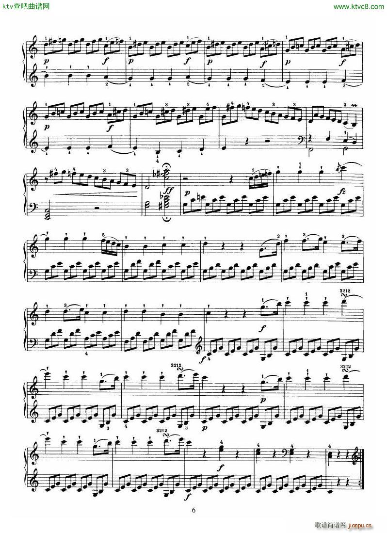 Haydn Piano Sonata No 35 In C6