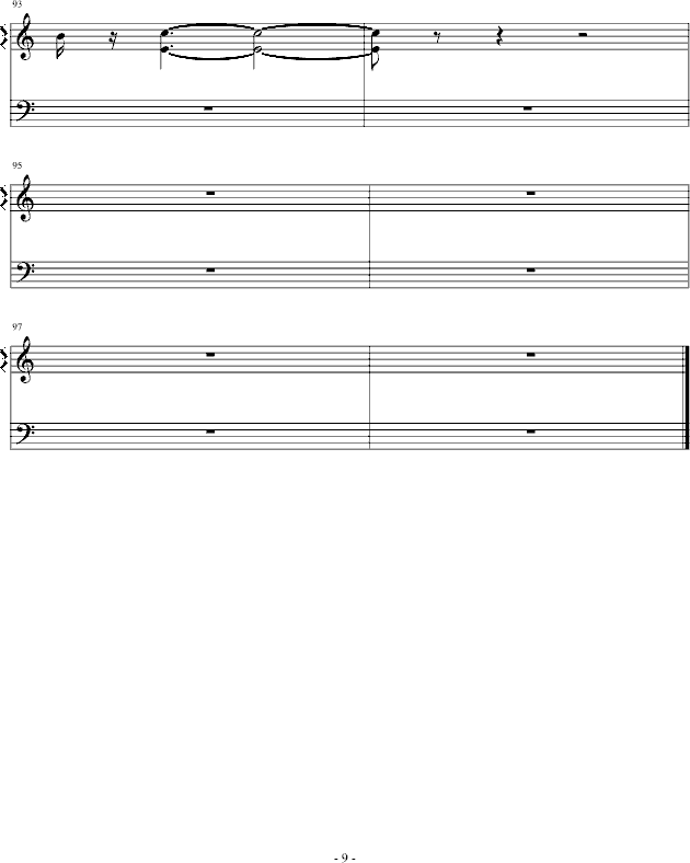 卡农-（简单和弦版）-钢琴谱(钢琴曲)-帕赫贝尔-Pachelbel9