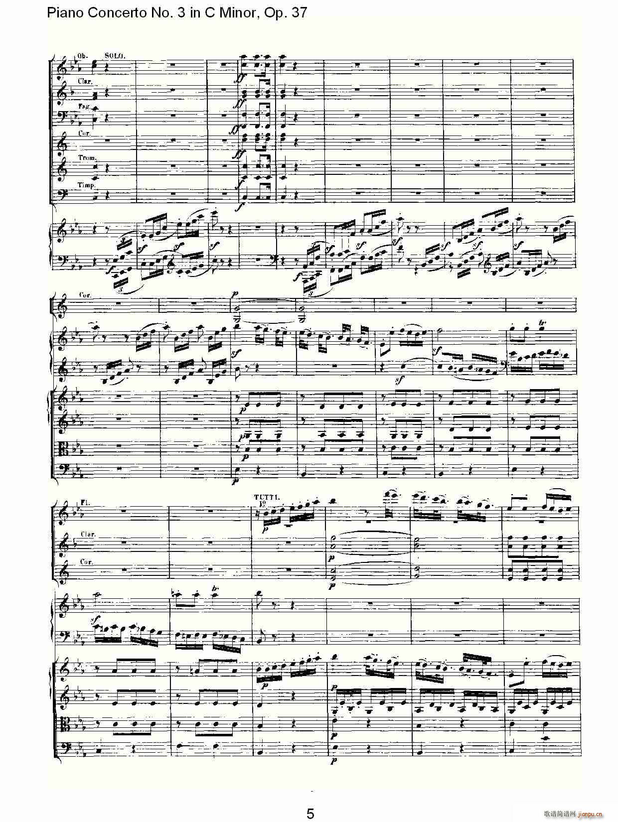 C小调钢琴第三协奏曲 Op.37  第三乐章5