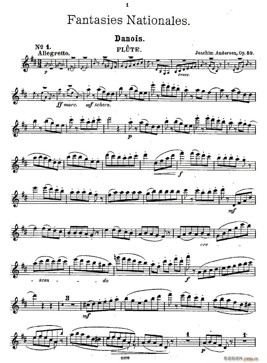 Fantaisies nationales. Op. 59, 1.1