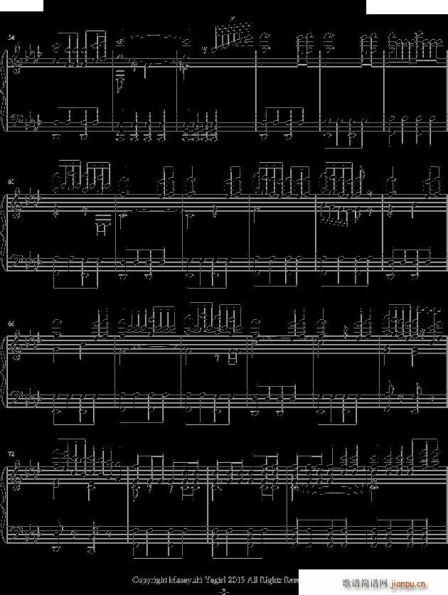 《家庭教师》插曲ツナ��醒 独奏简易版_�g田�V吉3