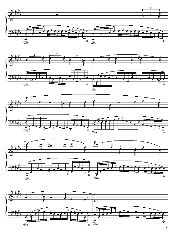 落叶的梦-钢琴谱(钢琴曲)-苗波7