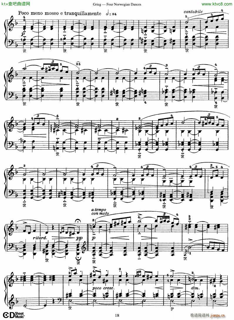 Grieg Four Norwegian Dances18