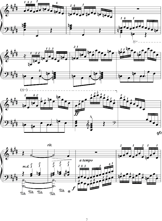 练习曲Op.72 No.1-钢琴谱(钢琴曲)-莫什科夫斯基-Moszkowski7