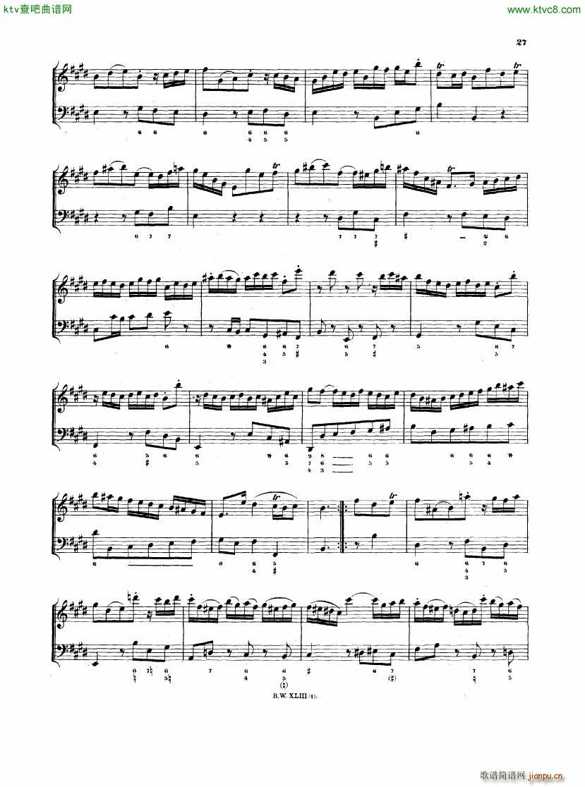 Bach JS BWV 1035 Flute Sonata in E7