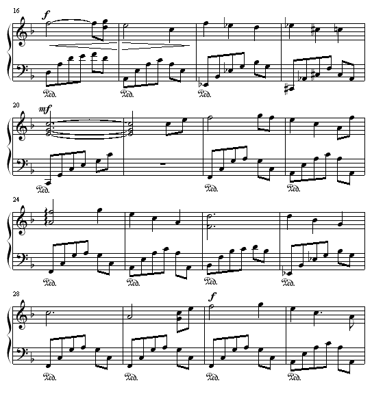 水印(恩雅经典,好听又易弹)-钢琴谱(钢琴曲)-恩雅2