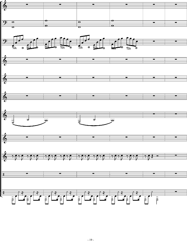 虚伪的做作-钢琴谱(钢琴曲)-Melody、舟19