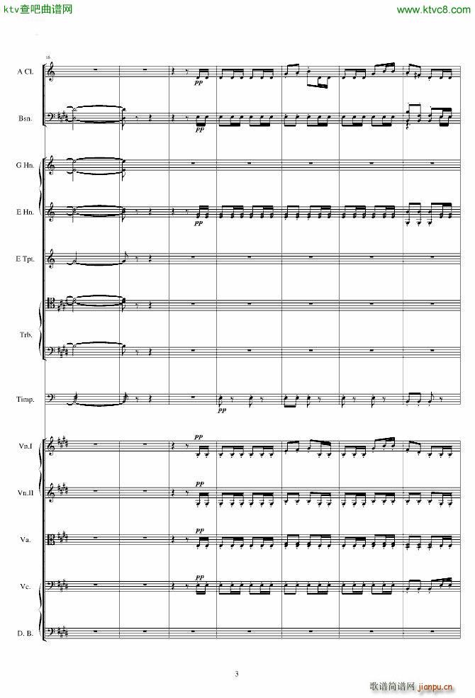 威廉退尔序曲原版扒谱_罗西尼3