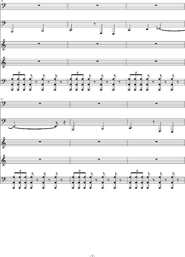恐怖组曲之吸血鬼--德古拉-钢琴谱(钢琴曲)-ss669933005