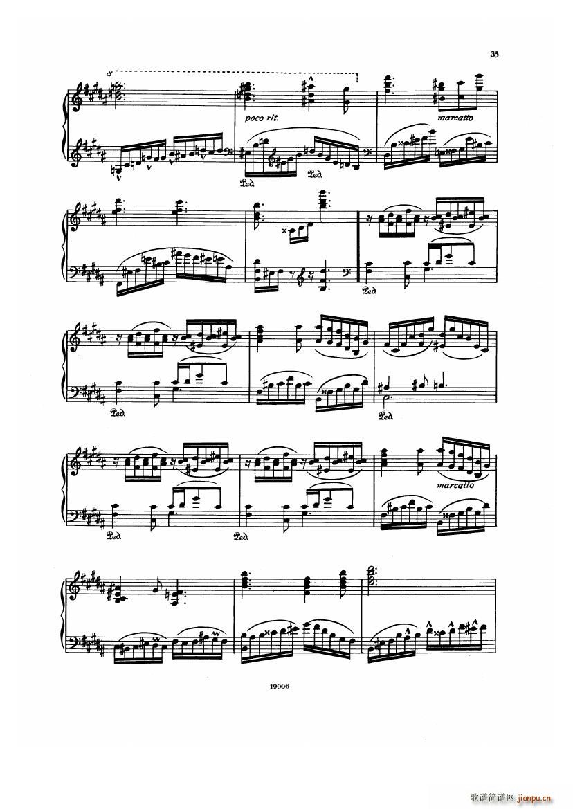 Albeniz op 65 Etudes no 1 733