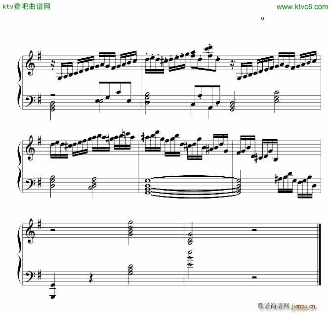 小型练习曲_莫什科夫斯基 Moszkowski4