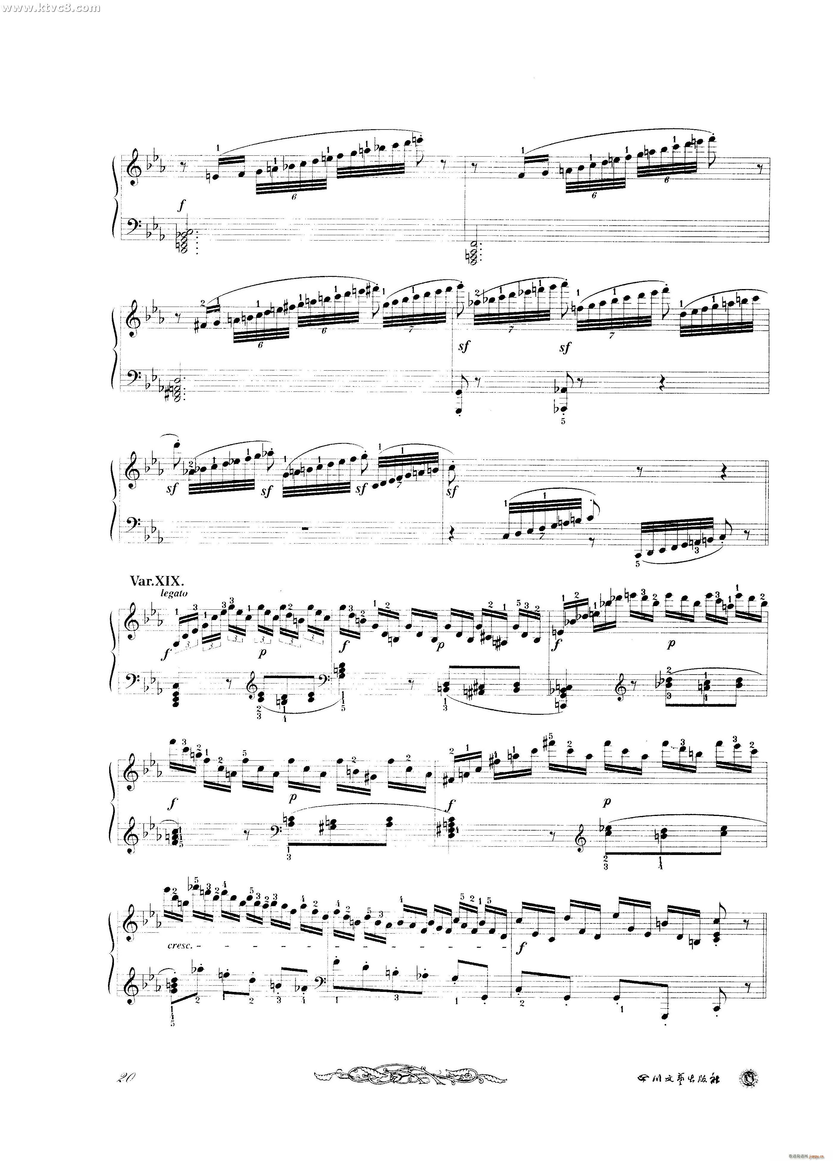 贝多芬钢琴变奏曲集六4