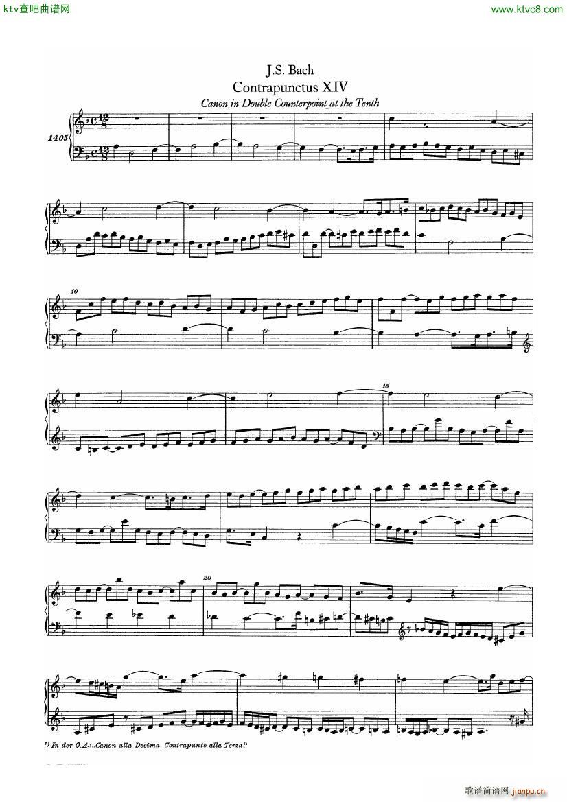 Bach JS BWV 1080 Kunst der Fuge part 216