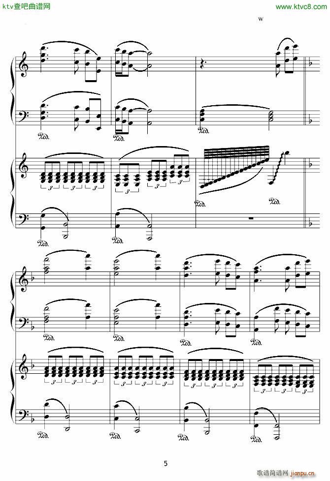 X战记插曲 宿命 双钢琴版5