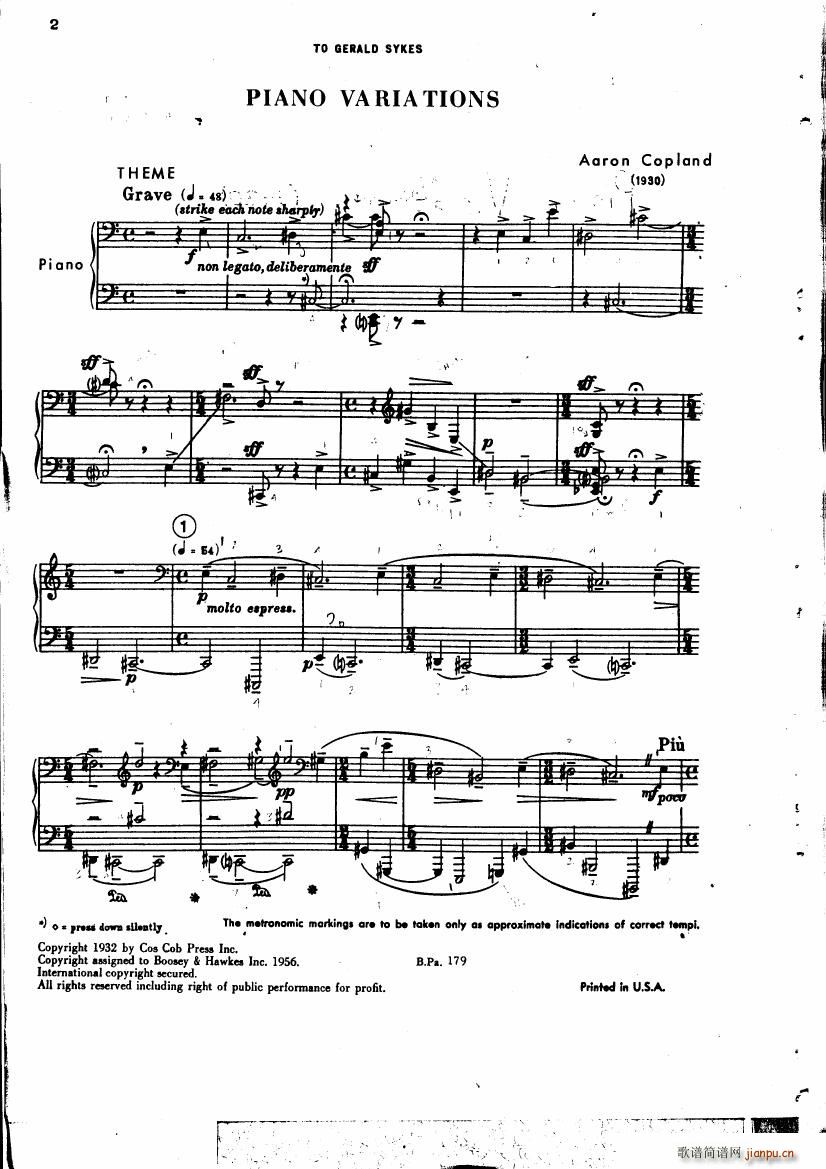 copland piano variations1