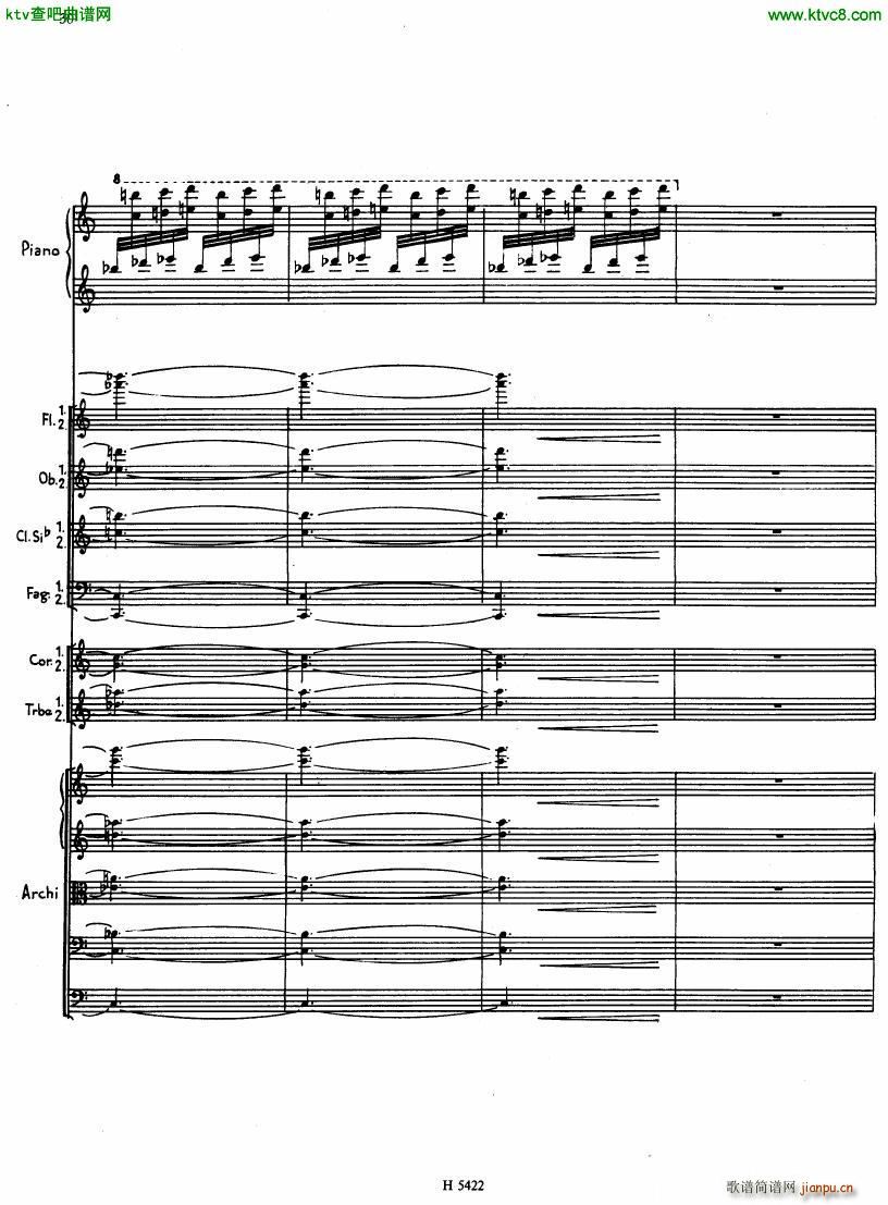 Fiser concerto da camera for piano full score28