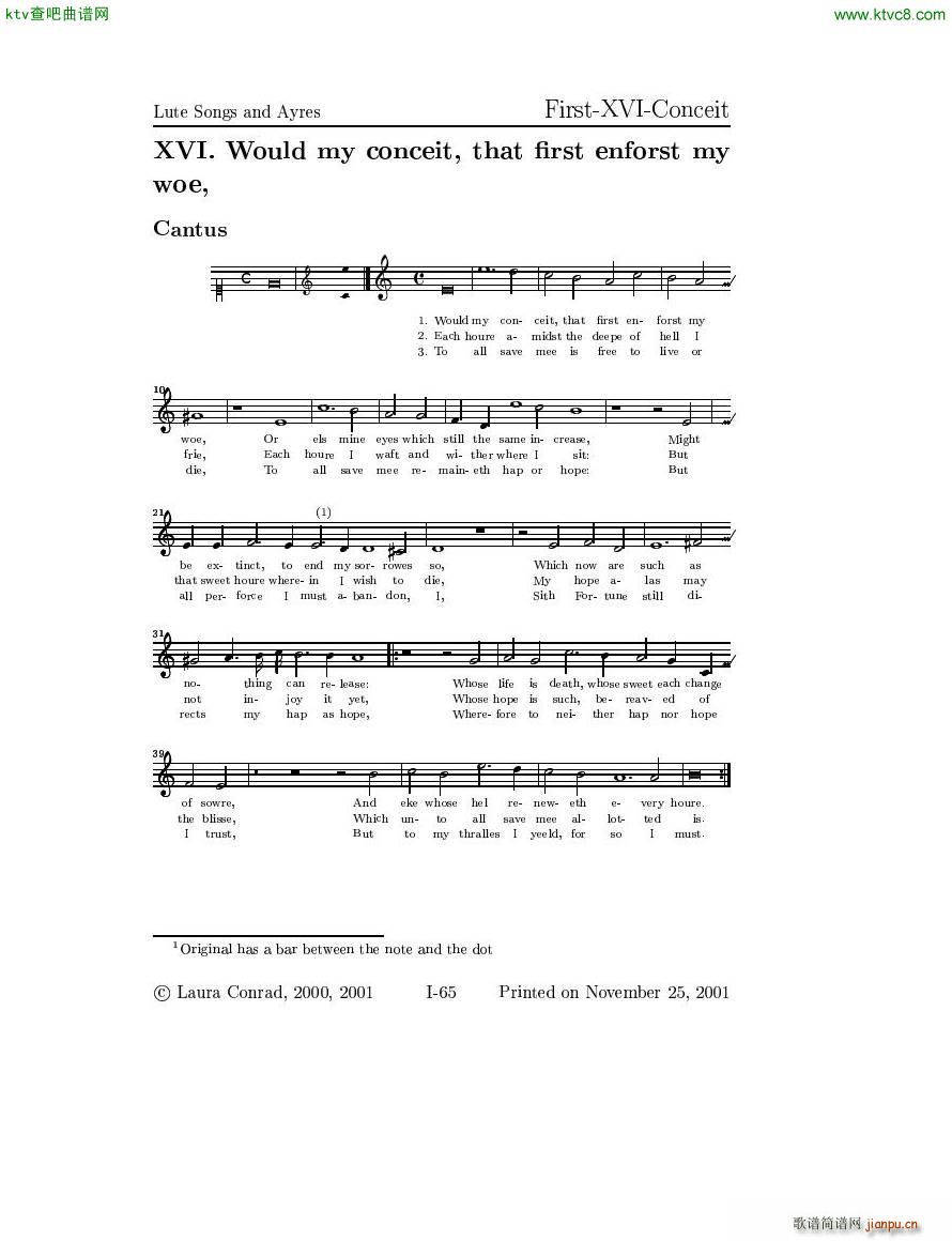 Dowland Lute Music 二21