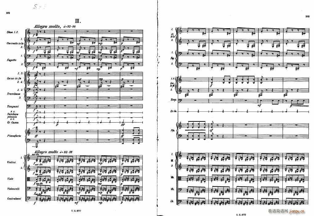 Bartok SZ 83 Piano Concerto No1 Full Score 二11