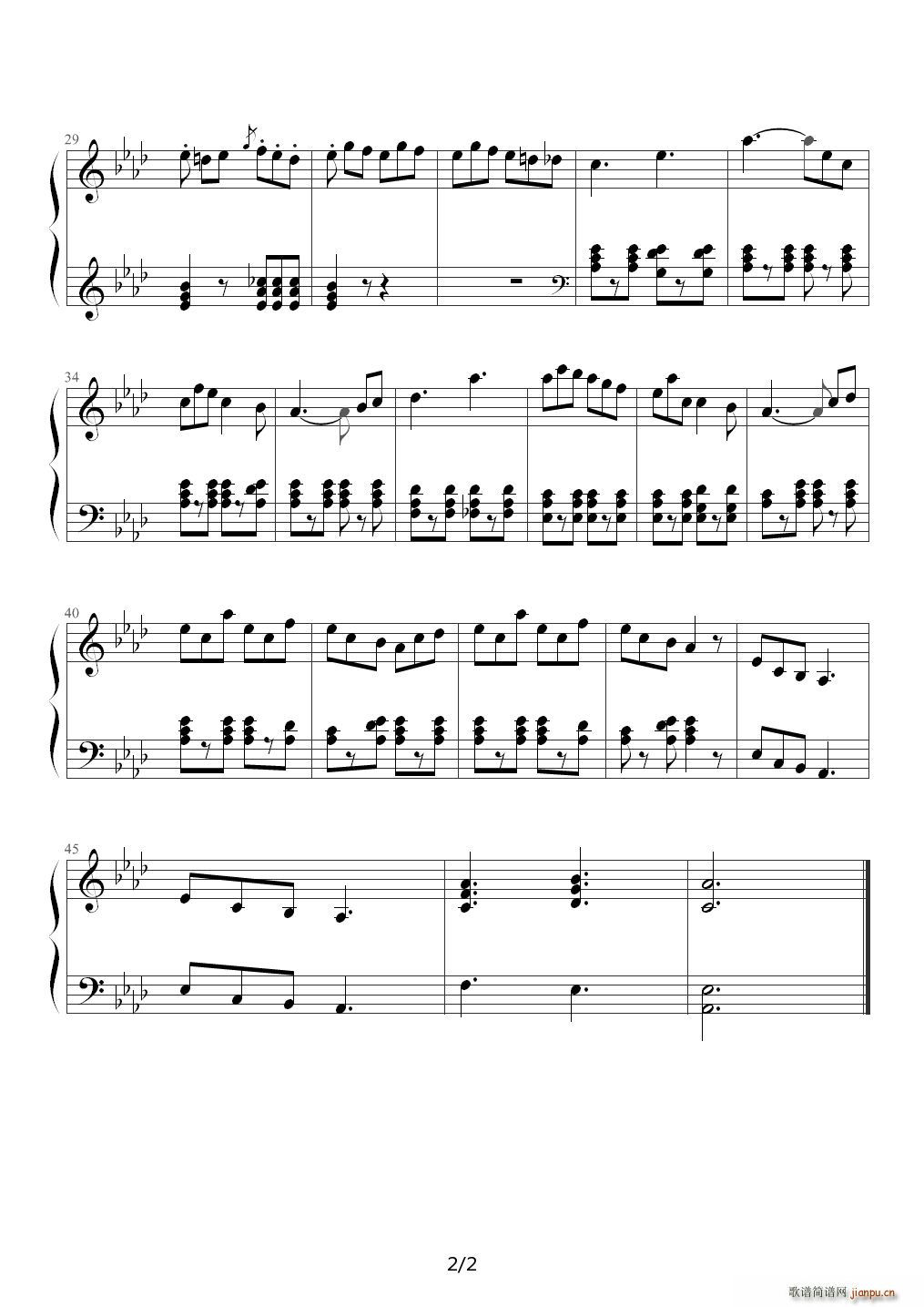 船歌（Barcarolle 布格缪勒钢琴进阶25曲作品100第22首） 降A调2