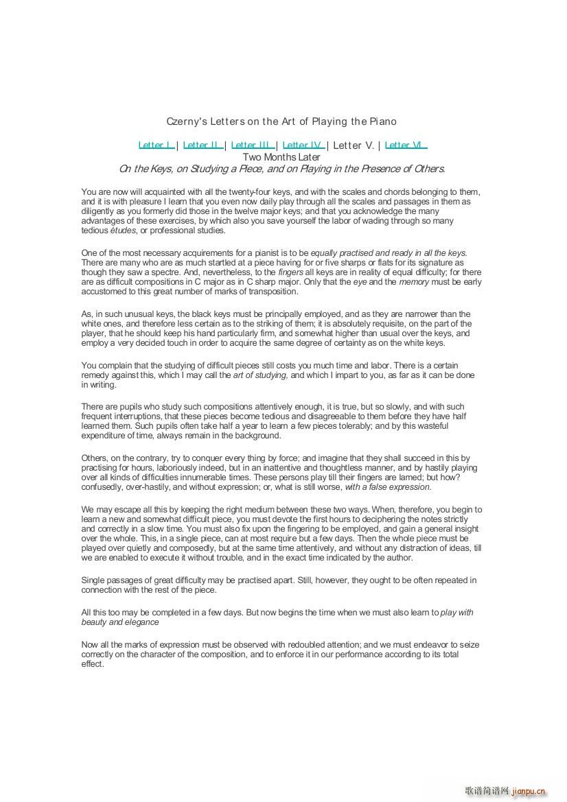 Czerny Piano Letters13