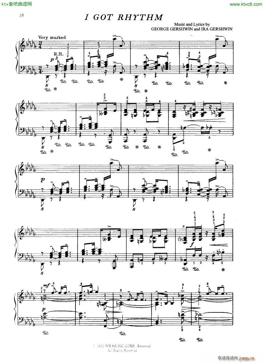 Gershwin I Got Rhythm1