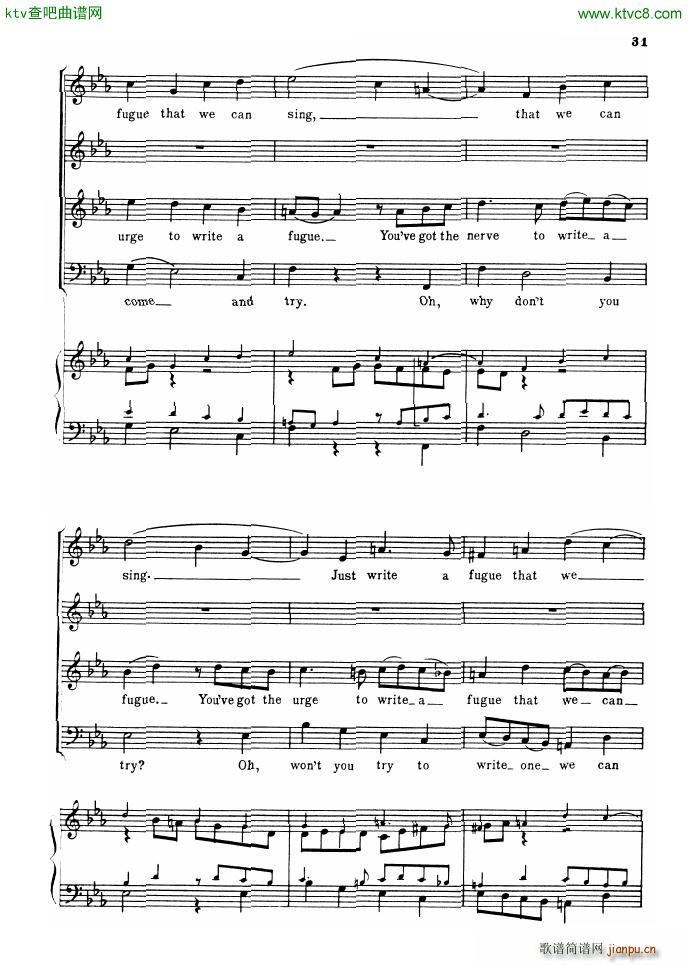 Gould Glenn So you want to write a fugue29