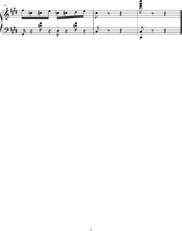 不能说的秘密斗琴第二首-鸠玖版-钢琴谱(钢琴曲)-影视3
