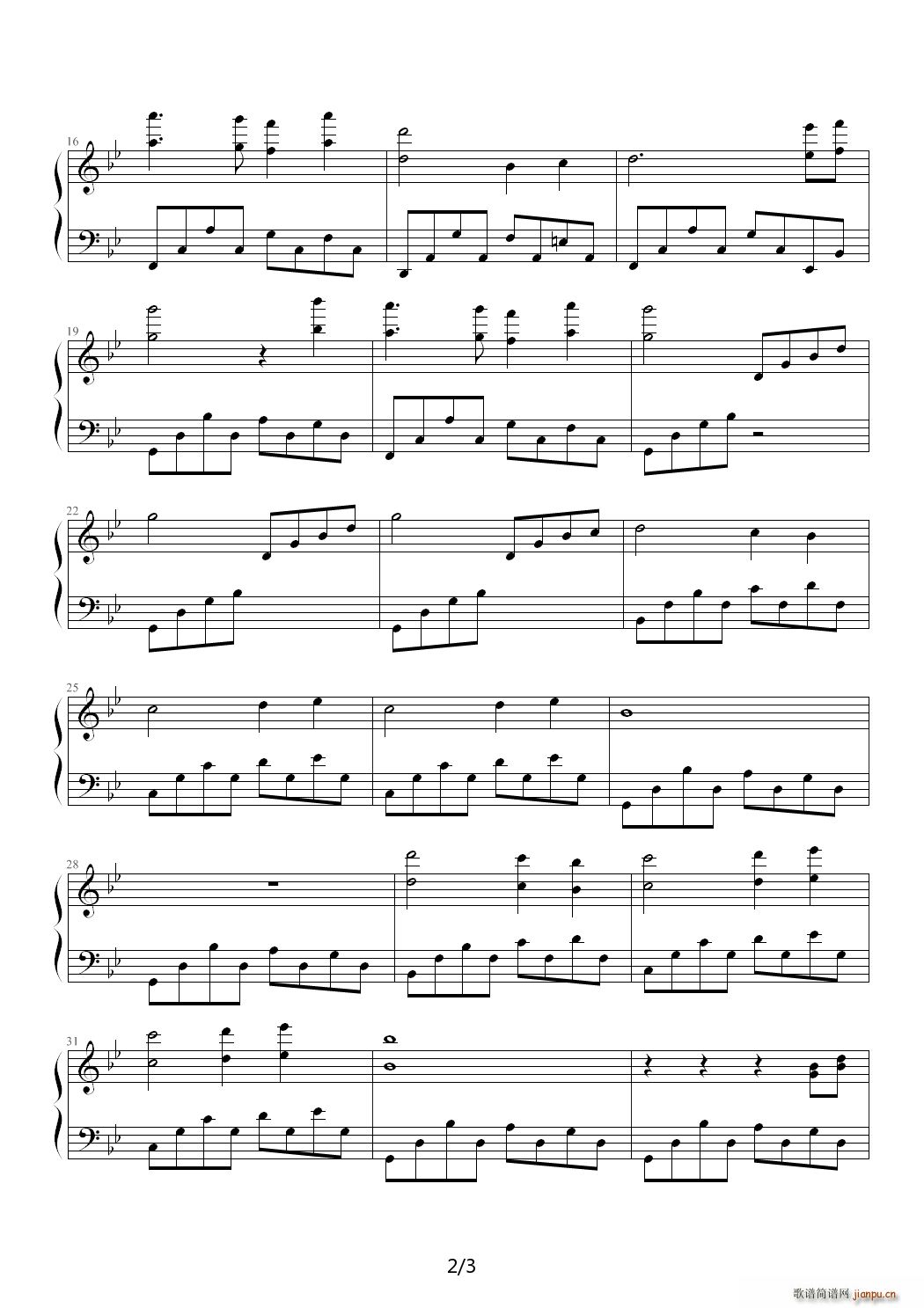 An opportunity 降B调2