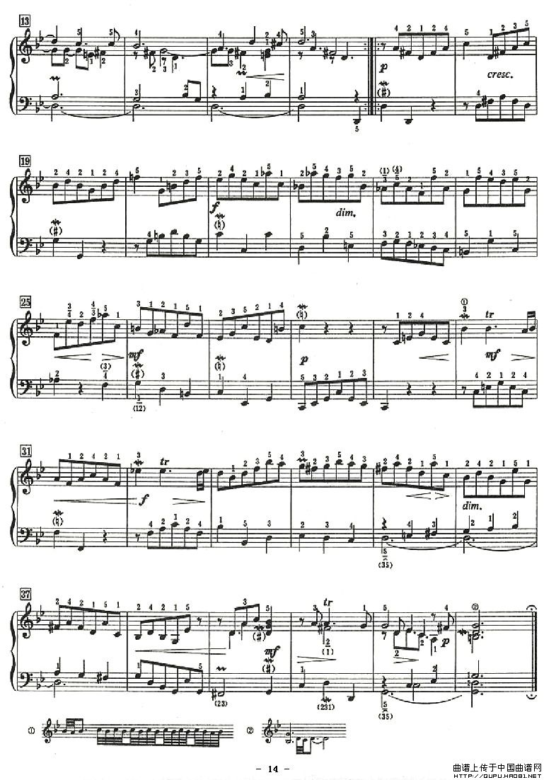 十二首小前奏曲（为初学者而作的练习曲）P141