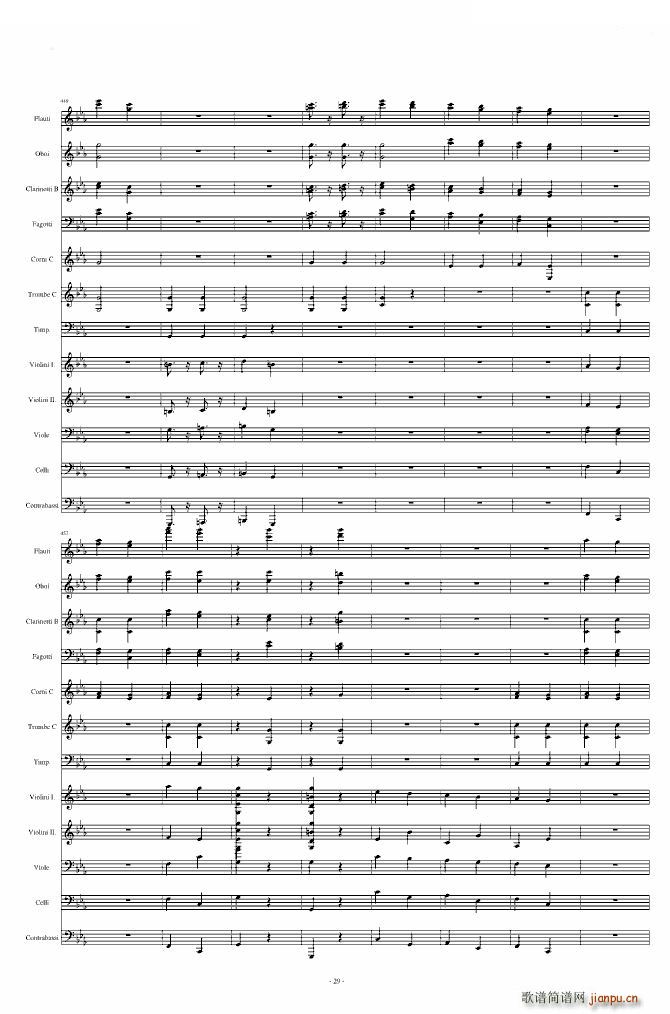 命运交响曲（潦草）_贝多芬 beethoven29