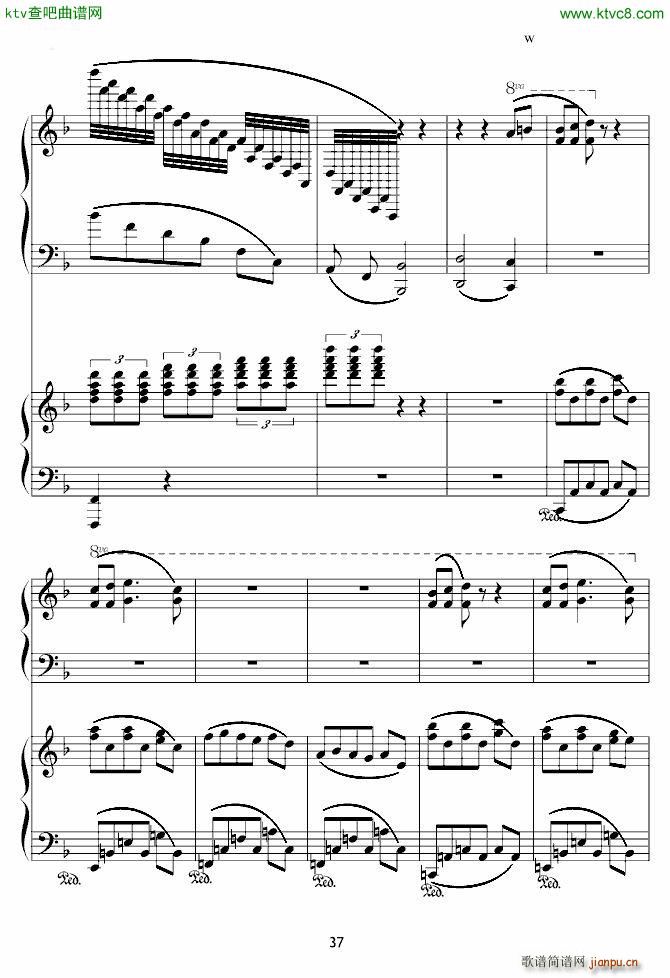 X战记插曲 宿命 双钢琴版37