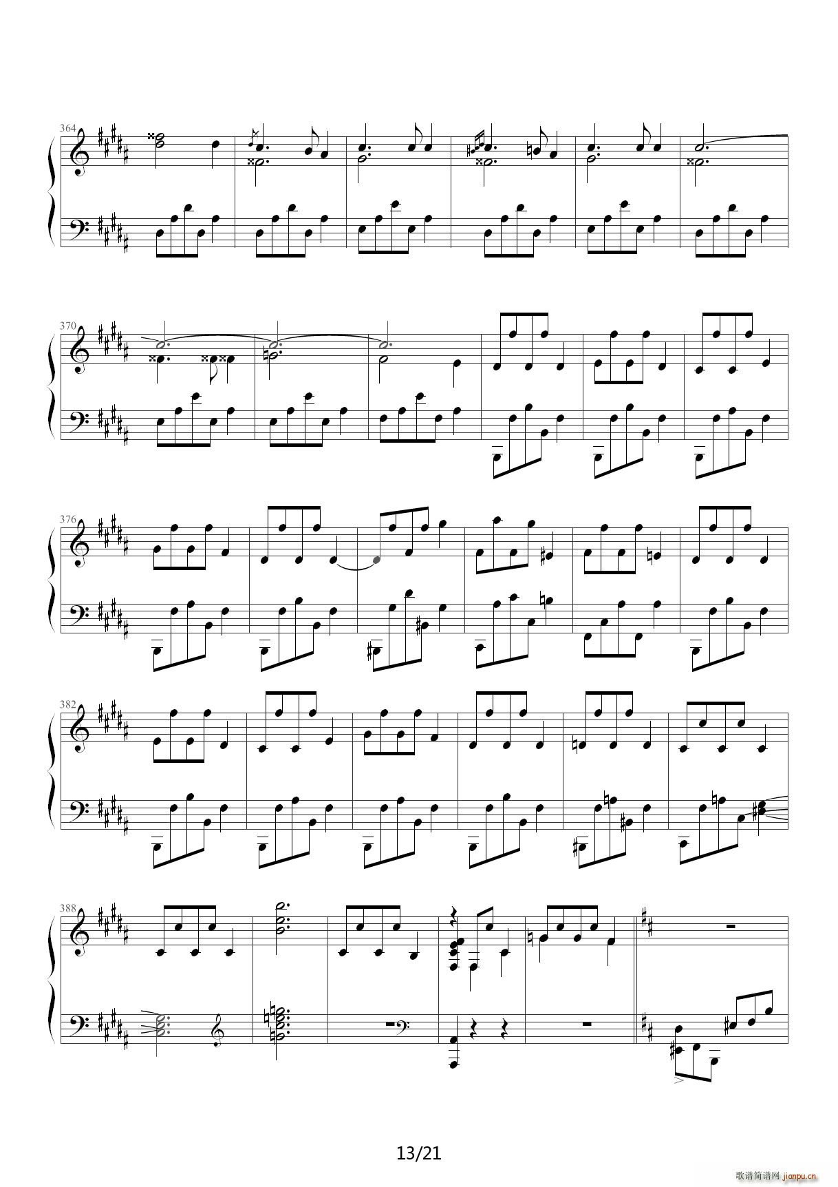 肖邦第一谐谑曲 D调13