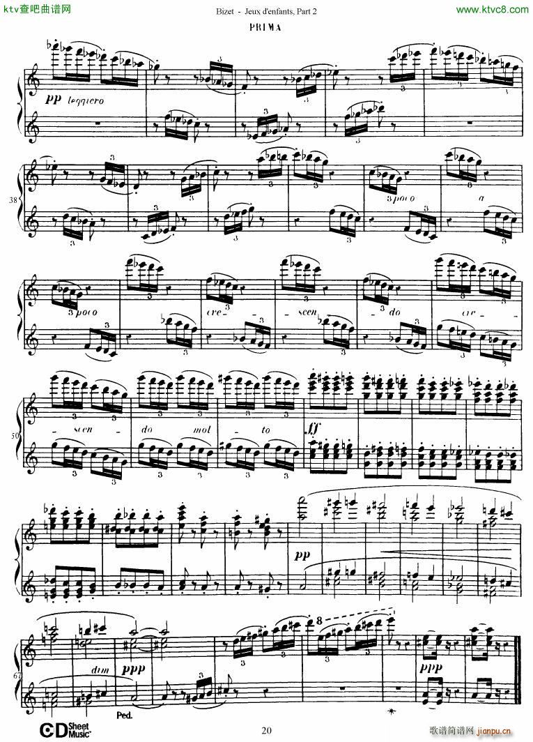 Bizet Jeaux d Enfants Part II21