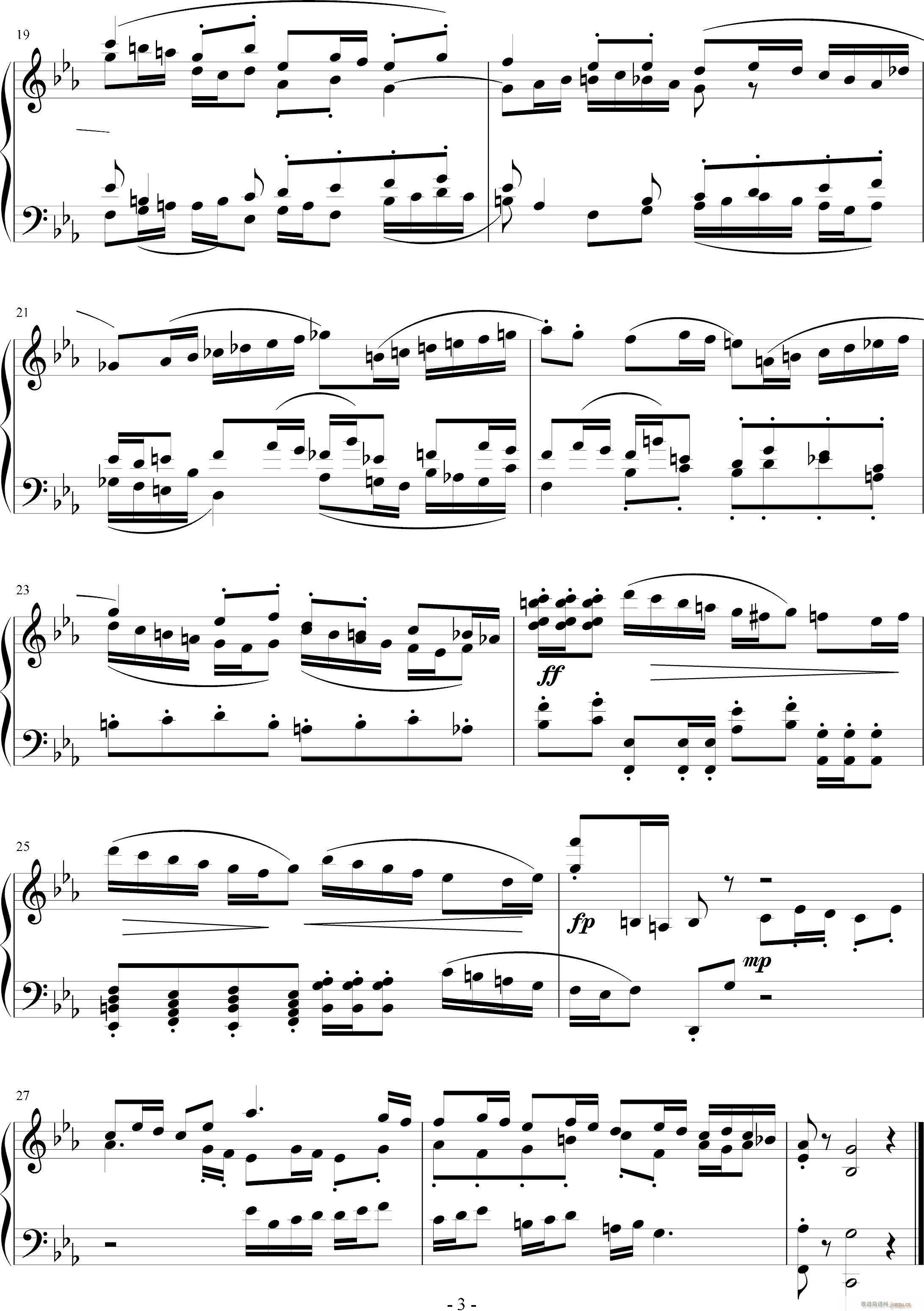 编创 文韬的c小调赋格呈示部3