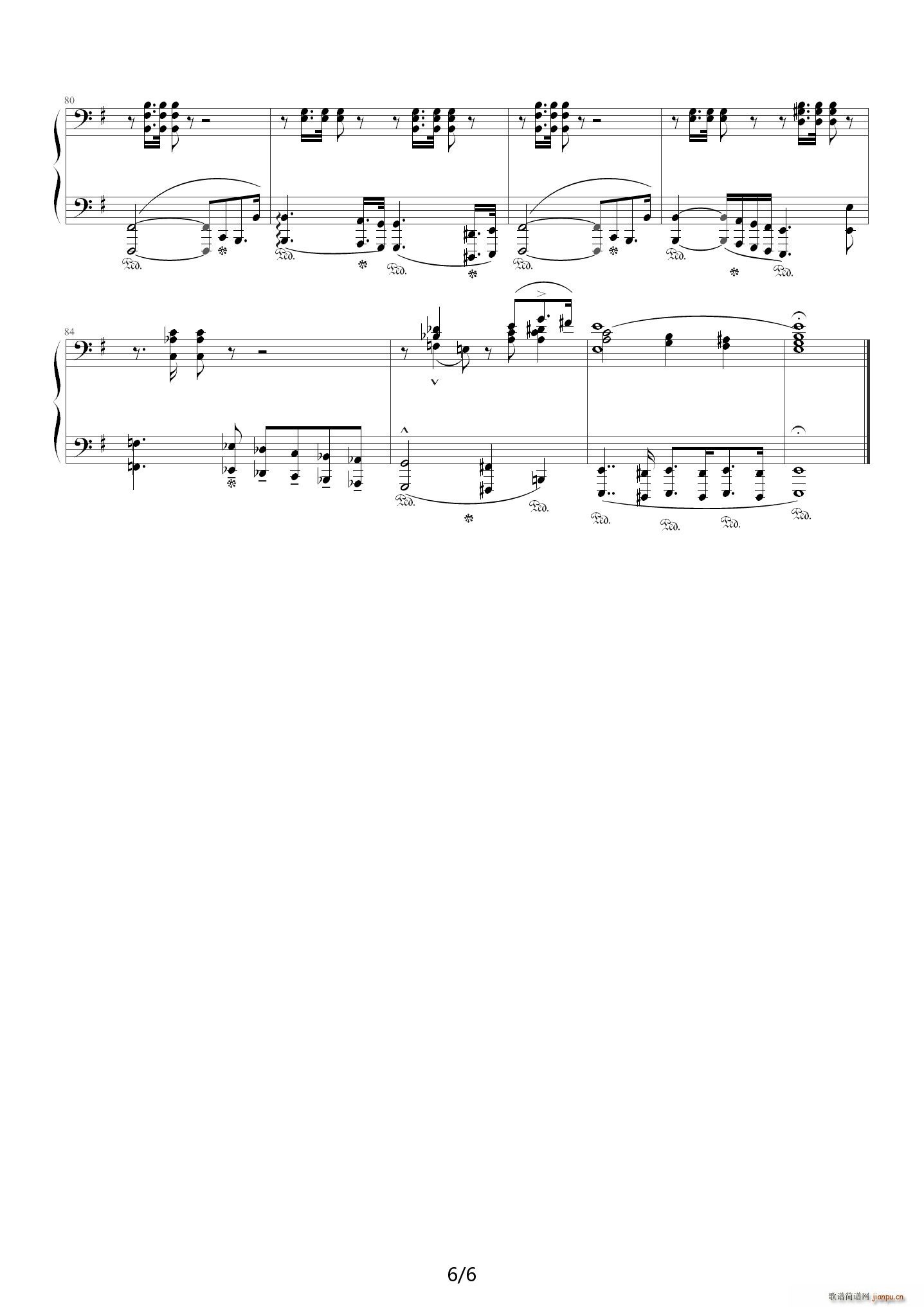 匈牙利狂想曲第5号 G调6