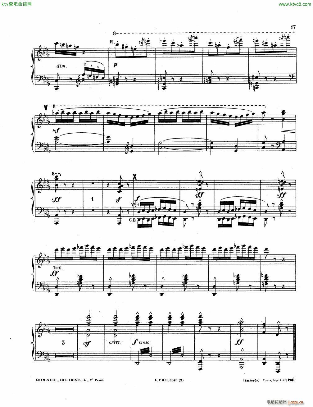 Chaminade Konzerstuck Op 40 reduction45