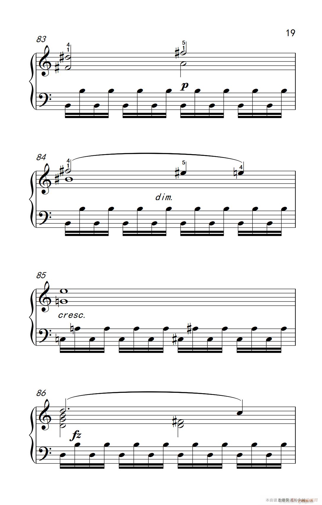 第九级1 C大调奏鸣曲 第一乐章 Hob XVI 50（中央音乐学院 钢琴（业余）考级教程 7-9级）19
